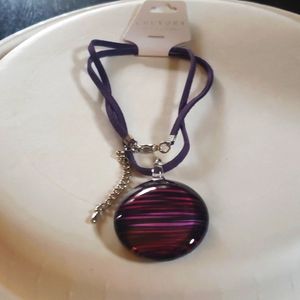 Pretty purple and red necklace